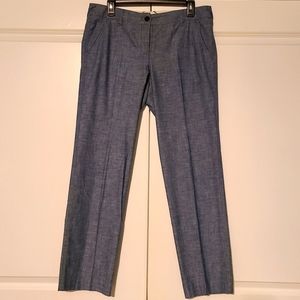 J Crew Belmarin Pant In Chambray Size 6 